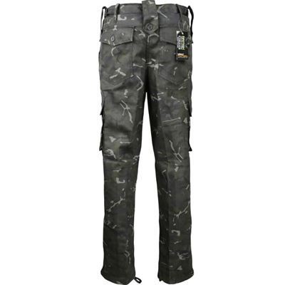 Pantaloni britannici KOMBAT BTP Black camo KOMBAT KO-1440-BTP-BL 3