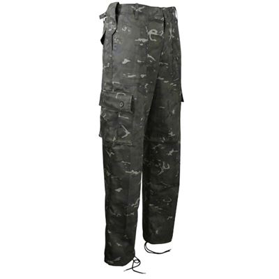 Pantaloni britannici KOMBAT BTP Black camo