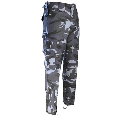 Pantaloni britannici KOMBAT MIDNIGHT BLUE CAMO