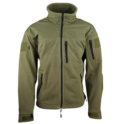 Felpa DEFENDER TACTICAL in pile VERDE KOMBAT KO-1512-OG 3