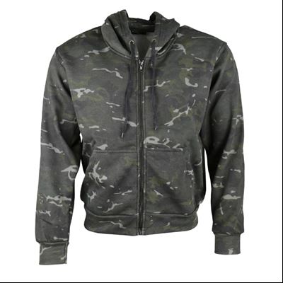 Felpa con cappuccio e zip BTP BLACK KOMBAT KO-1633 2