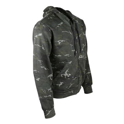 Felpa con cappuccio e zip BTP BLACK