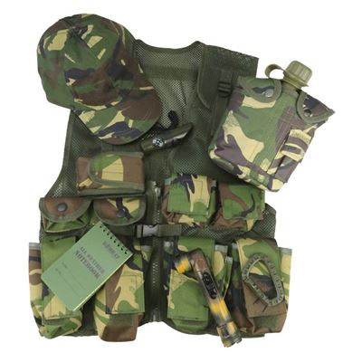 Set JUNIOR per bambini ADVENTURE VEST KIT DPM KOMBAT KO-1667-DPM 2