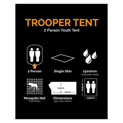 Tenda TROOPER per 2 persone BTP KOMBAT KO-1731 4