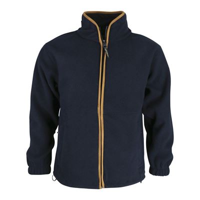 Felpa HUNTSBURY in pile BLU SCURO