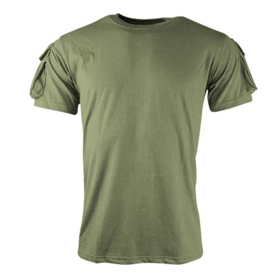 Maglietta TACTICAL VELCRO maniche corte VERDE
