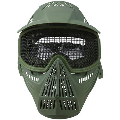 Maschera a pieno facciale con griglia VERDE KOMBAT KO-1939-OD 2