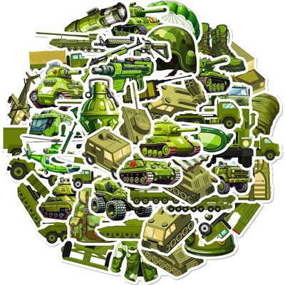 Adesivi ARMY set da 50 pezzi KOMBAT KO-2302-ARMY 3
