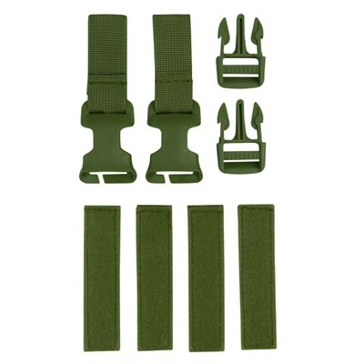 Set Buckle-Tek CONVERSION KIT fibbie e cinghie VERDE