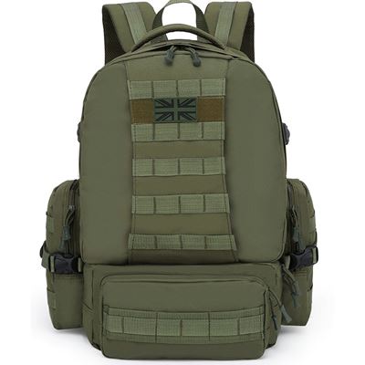 Zaino Expedition MOLLE 50 litri VERDE KOMBAT KO-2415-OG 2