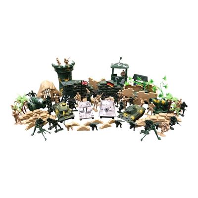 Set di giocattoli - modelli in plastica KOMBAT FORCE 100 pezzi