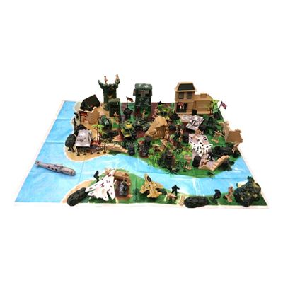 Set di giocattoli - modelli in plastica KOMBAT FORCE 130 pezzi