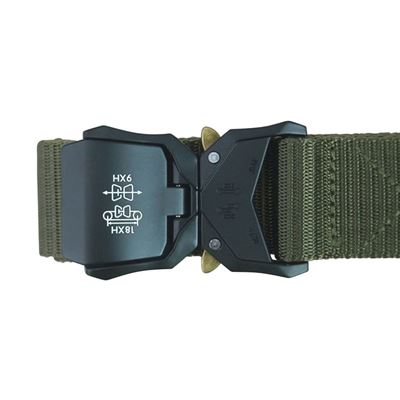 Cintura SPEC-OPS con fibbia metallica a sgancio rapido in nylon VERDE KOMBAT KO-2521-OD 2