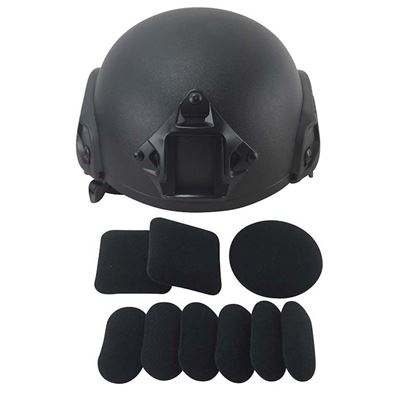 Casco MICH 2000 completo in plastica NERO KOMBAT KO-3158-BLK 2