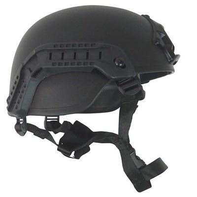 Casco MICH 2000 completo in plastica NERO
