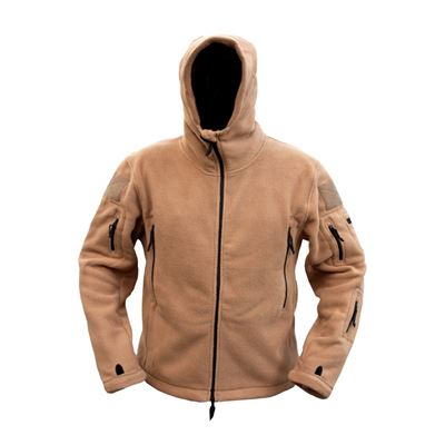 Felpa con cappuccio FLEECE RECON COYOTE KOMBAT KO-943-CO 3
