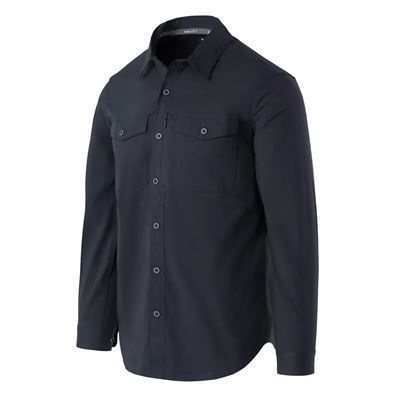 Camicia COVERT manica lunga WASHED BLACK
