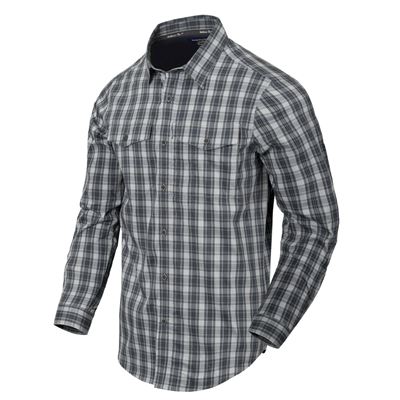 Camicia COVERT manica lunga FOGGY GREY PLAID