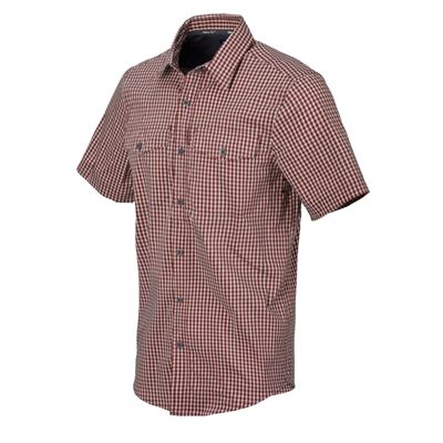 Camicia COVERT CONCEALED CARRY DIRT RED CHECKERED