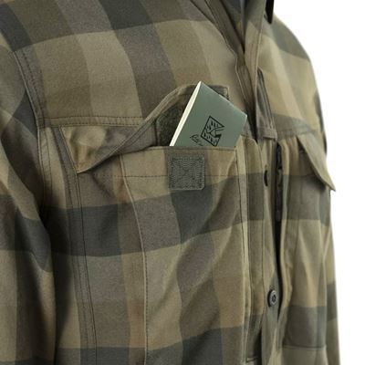 Camicia DEFENDER Mk2 Nylon Sorona® manica lunga BAYOU MOSS Helikon-Tex® KO-DF2-NS-2S 7
