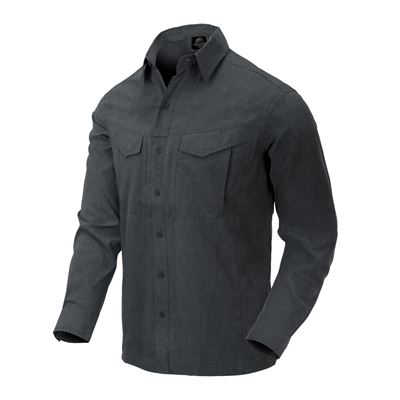 Camicia DEFENDER Mk2 manica lunga NERO/GRIGIO MELANGE