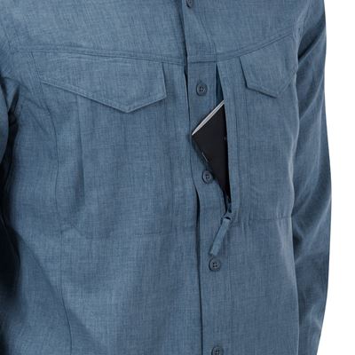 Camicia DEFENDER Mk2 manica lunga BLU MELANGE Helikon-Tex® KO-DGM-PO-6520Y 6