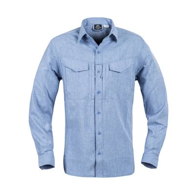 Camicia DEFENDER Mk2 manica lunga BLU CHIARO MELANGE Helikon-Tex® KO-DGM-PO-6520Z 3