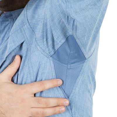 Camicia DEFENDER Mk2 manica lunga BLU CHIARO MELANGE Helikon-Tex® KO-DGM-PO-6520Z 8