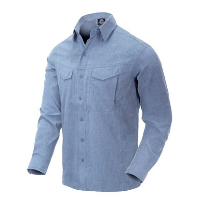 Camicia DEFENDER Mk2 manica lunga BLU CHIARO MELANGE