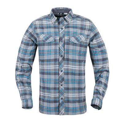 Camicia DEFENDER Mk2 PILGRIM a quadri BLU Helikon-Tex® KO-DPG-SR-P6501 2