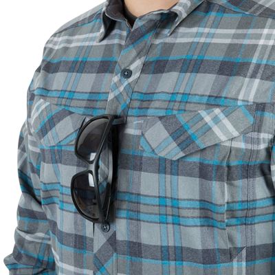 Camicia DEFENDER Mk2 PILGRIM a quadri BLU Helikon-Tex® KO-DPG-SR-P6501 5