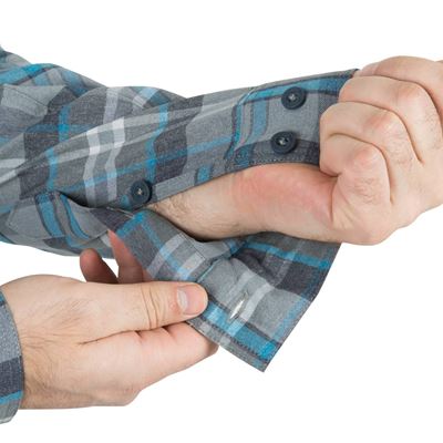 Camicia DEFENDER Mk2 PILGRIM a quadri BLU Helikon-Tex® KO-DPG-SR-P6501 8