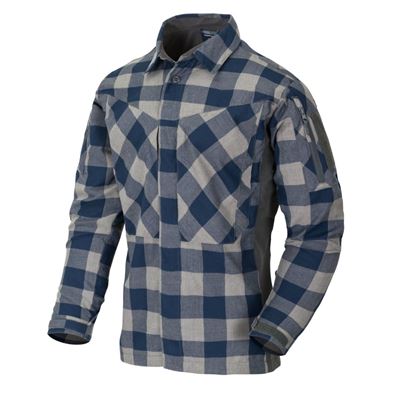 Camicia MBDU in flanella SLATE BLUE CHECKERED