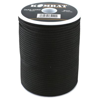 Corda PARA CORD ø 3 mm / 100 m NERA