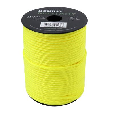 Corda PARA CORD ø 3 mm / 100 m NEON Yellow
