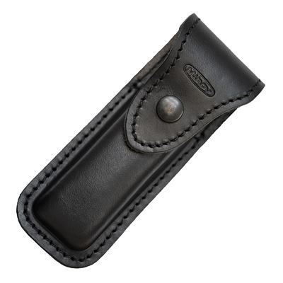 Custodia in pelle per coltello a serramanico NERO