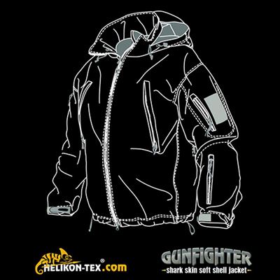 Giacca GUNFIGHTER Shark Skin COYOTE Helikon-Tex® KU-GUN-FM-11 2