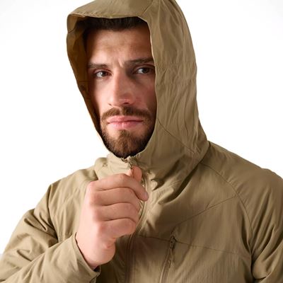 Giacca WOLFHOUND LITE con cappuccio KHAKI Helikon-Tex® KU-WHH-NL-13 4