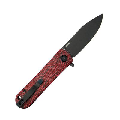 Coltello NEO RED con lama liscia KUBEY KUB371F 2