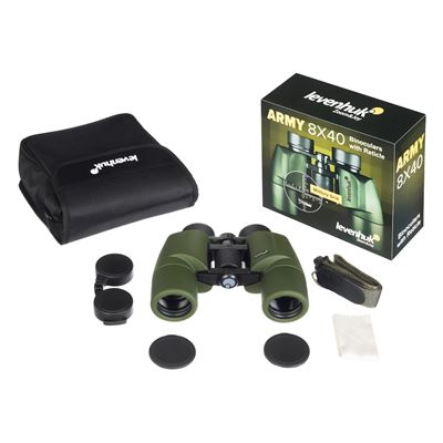 Binocolo con mirino 8x40 ARMY VERDE Levenhuk LE-81931 2