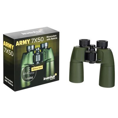 Binocolo con mirino 7x50 ARMY VERDE Levenhuk LE-81933 10