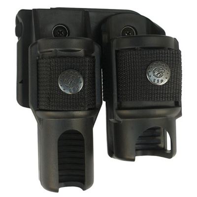 Custodia per torcia elettrica e spray rotante in plastica