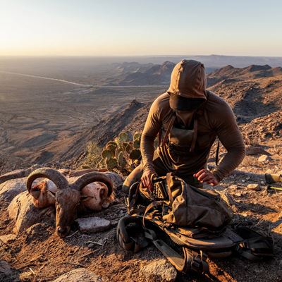 Felpa funzionale LOCHSA MERINO DARK EARTH EBERLESTOCK LHE 3