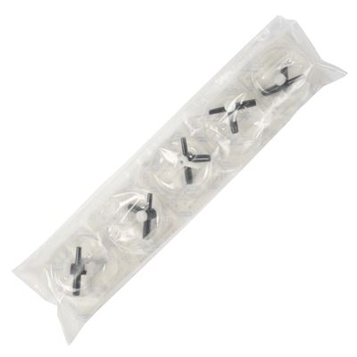 Raccordo a tre vie LUER in plastica, set da 5 pezzi  LUER 3