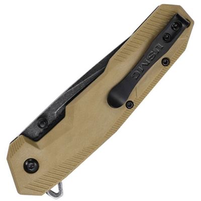 Coltello pieghevole USMC 3007 TAN  M-A3007TN 2