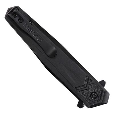 Coltello pieghevole USMC 3009 NERO  M-A3009BK 2
