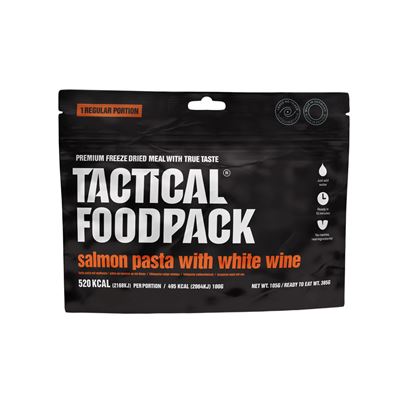 Pasto disidratato pasta con salmone al vino bianco TACTICAL FOODPACK M0026 2