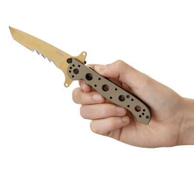 Coltello pieghevole M16 SPECIAL FORCES lama combinata DESERT CRKT M16-13DSFG 3