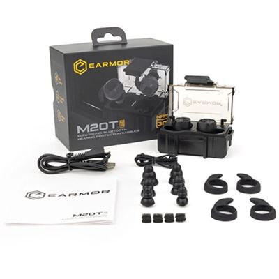 Tappi auricolari elettronici M20T PRO con BlueTooth NERI EARMOR M20TPRO-BK 2