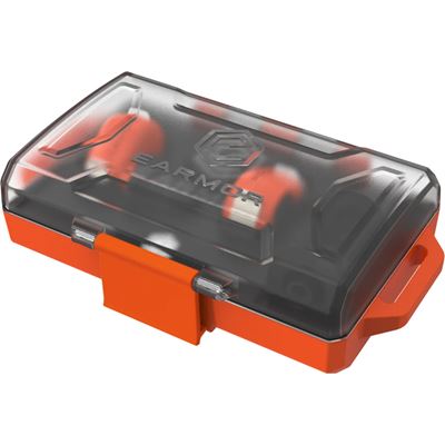 Tappi auricolari elettronici M23T AI ASSISTENT con BlueTooth ARANCIONE EARMOR M23T-OG-AI 4